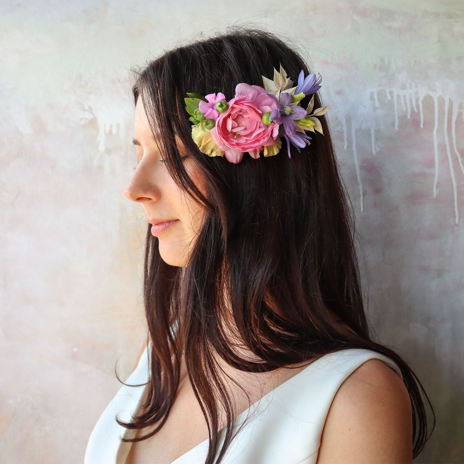 Floral Hair Comb