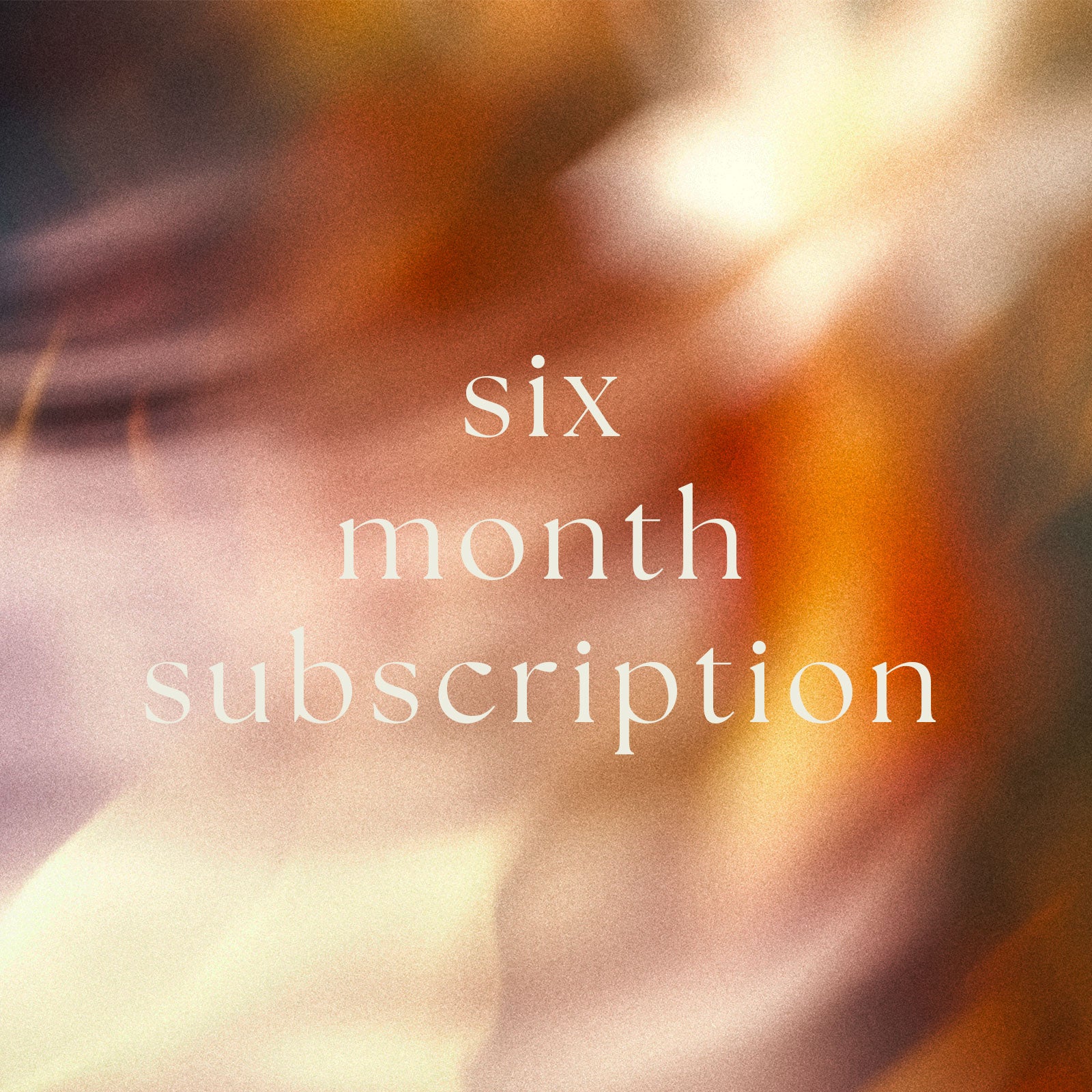 6 Month Floral Subscription
