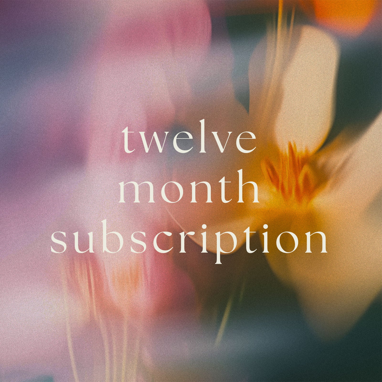 12 Month Floral Subscription