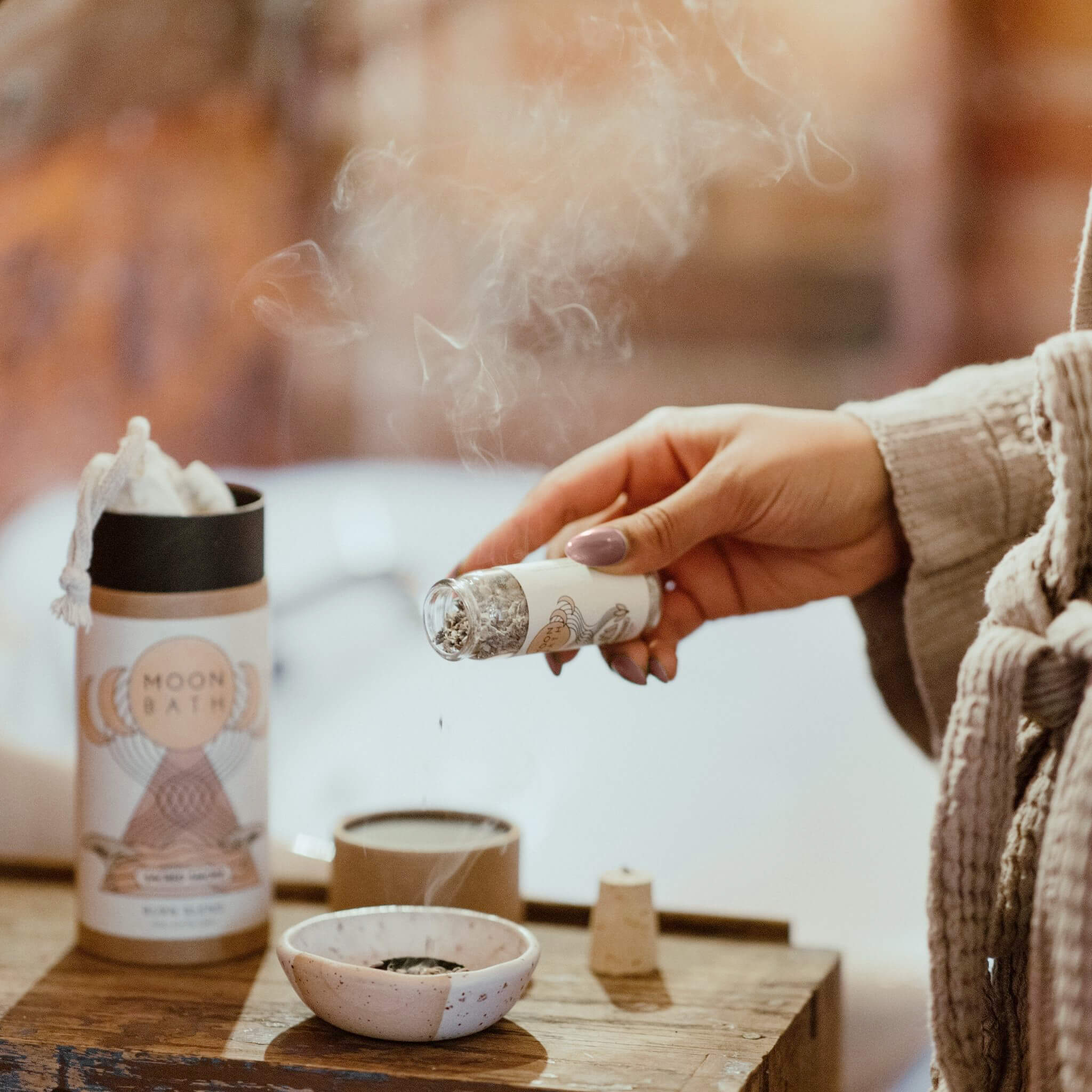 Moon Bath Sacred Smoke Set