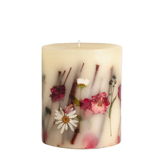 Rosy Rings Small Round Botanical Candle