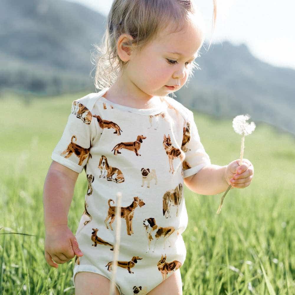 Milkbarn Short Sleeve One-Piece