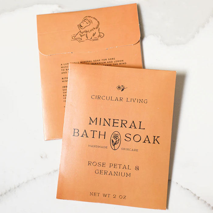 Circular Living Mineral Bath Soak Sachet, Set of 3