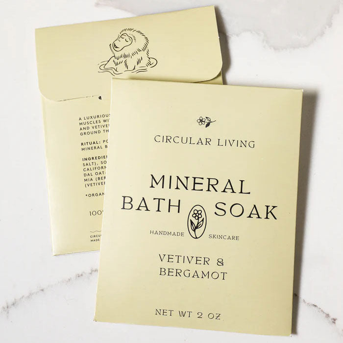 Circular Living Mineral Bath Soak Sachet, Set of 3